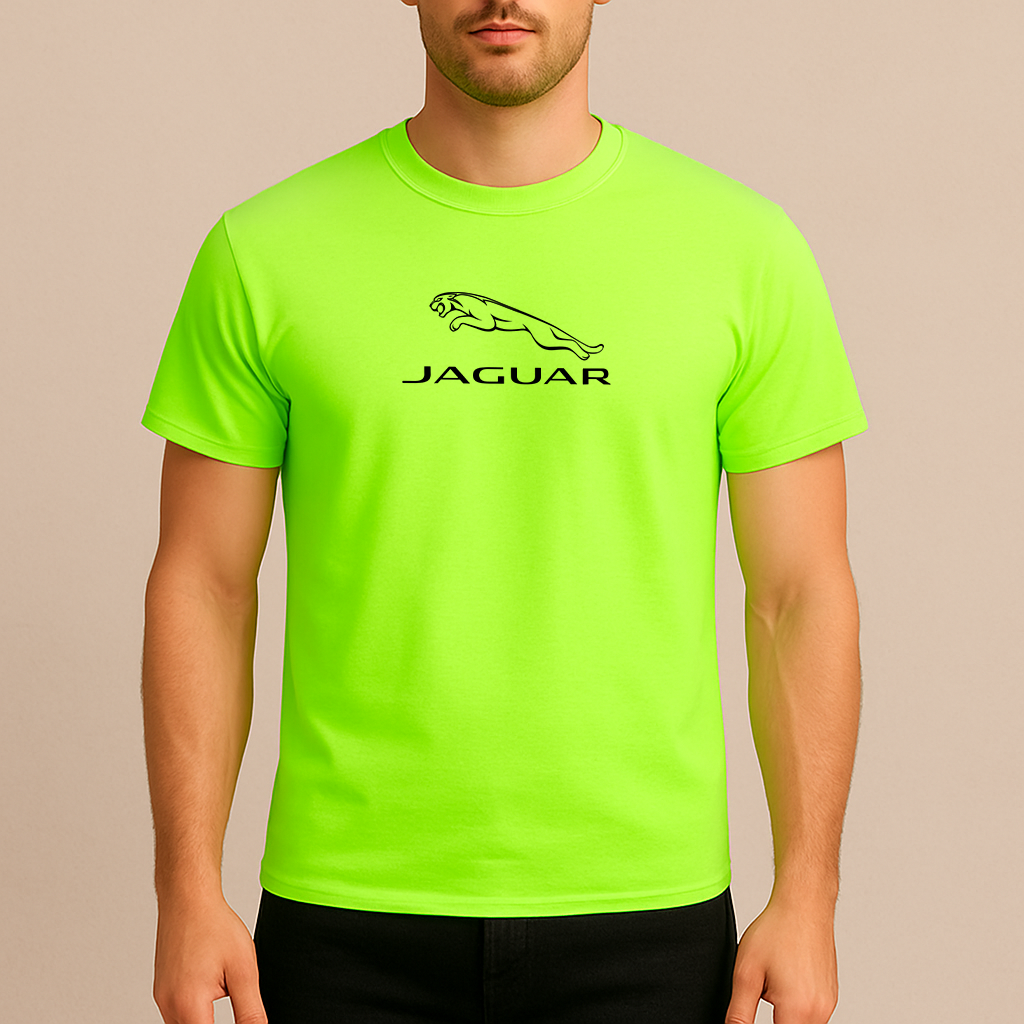 Men’s Jaguar Symbol Car Cotton T-Shirt